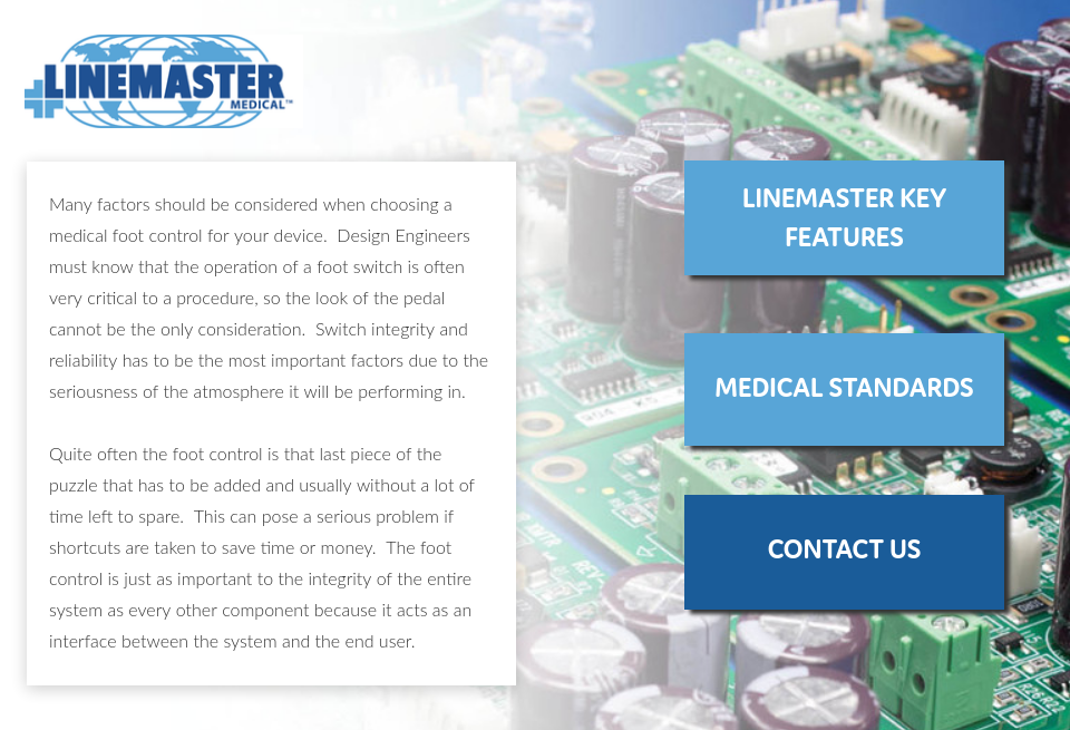 Linemaster Medical Medical Technology Issue 4 November 2017